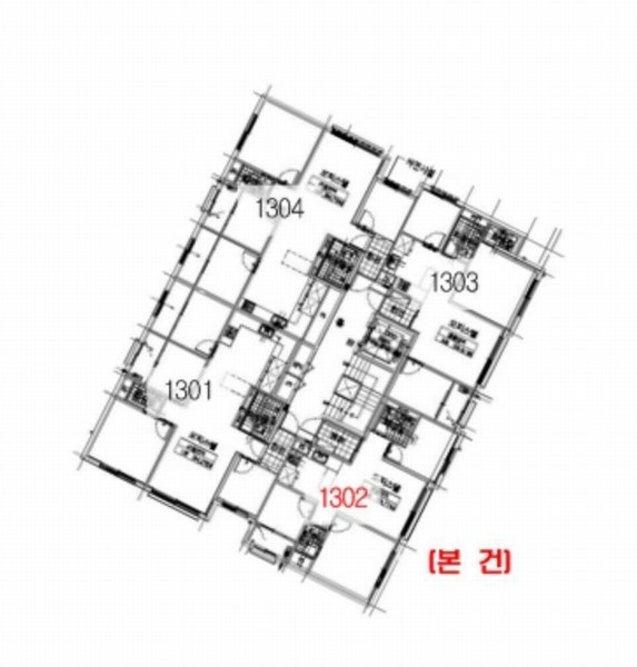 2025타경507569 인천광역시 미추홀구 경인로7번길 45, 우성캐슬 13층 1302호 오피스텔[계약23평형] 경매 이미지