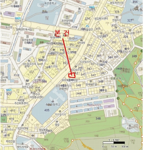 2025타경507731 인천광역시 연수구 한나루로 160-1, 제이케이펠리스 3층 303호 다세대(빌라)[공급23평형] 경매 이미지