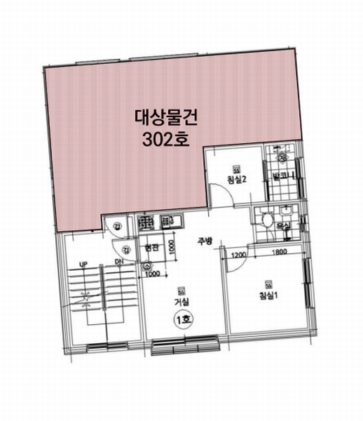 2025타경507733 인천광역시 미추홀구 주안로7번길 15, 이레하이니스 3층 302호 다세대(빌라)[공급14평형] 경매 이미지