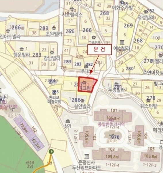 2025타경51123 서울특별시 은평구 갈현로3길 43, 파크빌 3층 302호 다세대(빌라)[공급11평형] 경매 이미지