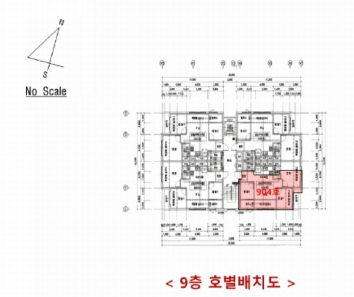 2025타경507816 인천광역시 남동구 백범로214번길 42, 이안애 9층 904호 다세대(빌라)[공급20평형] 경매 이미지