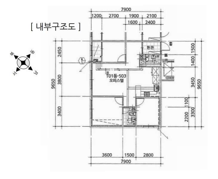 2025타경507881 인천광역시 부평구 경인로 908, 웨스트레뷰 5층 101동 503호 오피스텔[계약29평형] 경매 이미지
