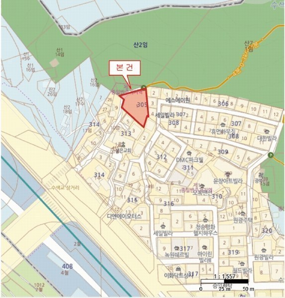 2025타경51157 서울특별시 은평구 수색로 350-20, 디엠씨파크힐 비동 2층 202호 다세대(빌라) 경매 이미지