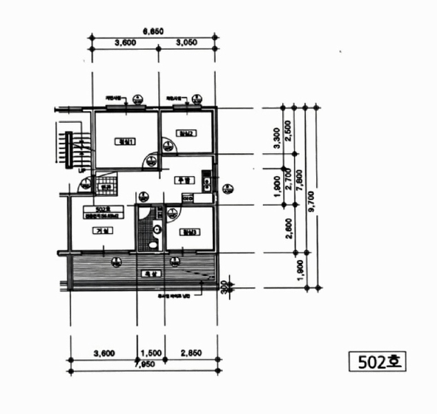 2025타경507948 인천광역시 미추홀구 미추로6번길 3-34, 가온누리 5층 502호 다세대(빌라)[공급18평형] 경매 이미지
