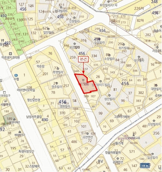 2025타경508013 인천광역시 미추홀구 수봉남로5번길 46, 한신빌라 1동 3층 303호 다세대(빌라)[공급13평형] 경매 이미지