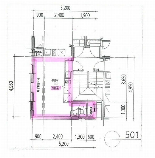2025타경51169 서울특별시 마포구 연남로11길 17, 풀하우스연남 5층 501호 다세대(빌라)[공급5평형] 경매 이미지