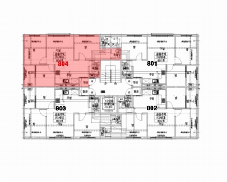 2025타경508501 인천광역시 미추홀구 토금남로3번길 22-26, 세진골든뷰 1동 8층 804호 다세대(빌라)[공급17평형] 경매 이미지