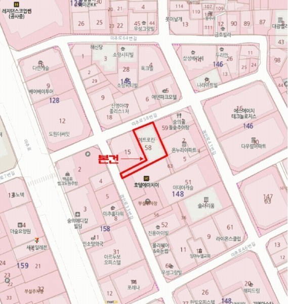 2025타경509207 인천광역시 미추홀구 미추로58번길 12, 메트로칸 3층 301호 오피스텔[계약28평형] 경매 이미지