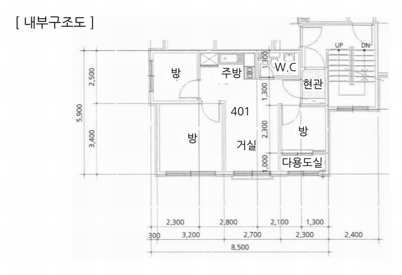 2025타경509725 인천광역시 서구 승학로506번길 65-3, 현대렉스빌 비동 4층 401호 다세대(빌라)[공급16평형] 경매 이미지