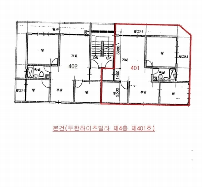 2025타경510214 인천광역시 남구 소성로318번길 10-7, 두한하이츠빌라 4층 401호 다세대(빌라) 경매 이미지