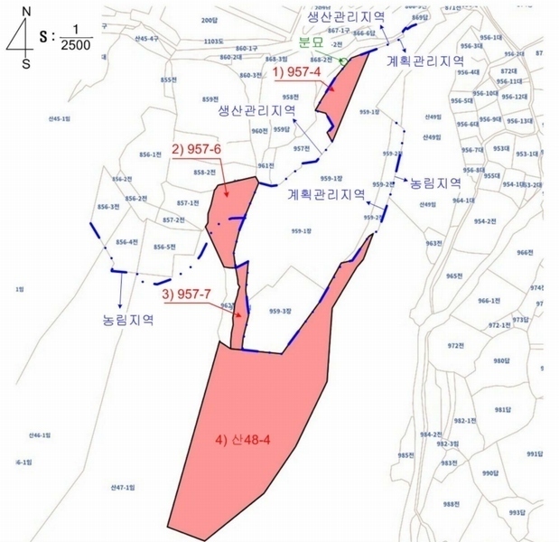 2025타경51199 충청북도 괴산군 소수면 고마리 산48-4 임야 경매 이미지