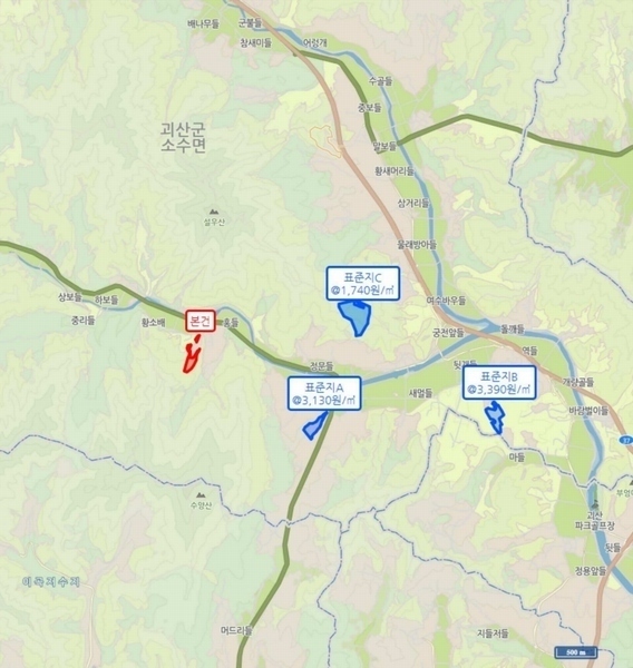 2025타경51199 충청북도 괴산군 소수면 고마리 산48-4 임야 경매 이미지