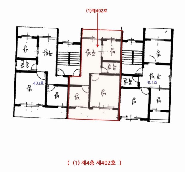 2025타경510286 인천광역시 남동구 용천로3번길 50-13, 백학빌라 4층 402호 다세대(빌라)[공급13평형] 경매 이미지