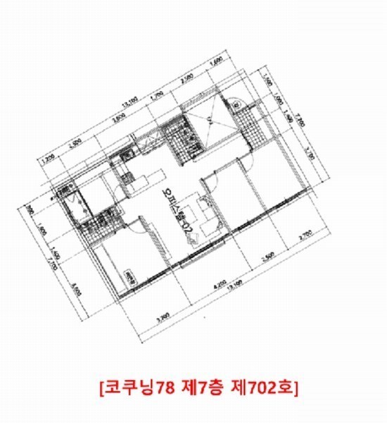 2025타경510860 인천광역시 계양구 효서로370번길 11, 코쿠닝78 7층 702호 오피스텔[계약35평형] 경매 이미지