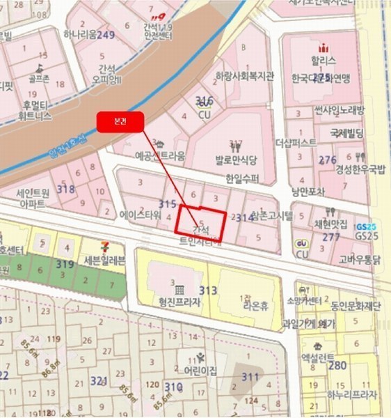 2025타경510995 인천광역시 남동구 남동대로915번길 24, 간석트인자리애 4층 405호 오피스텔[계약19평형] 경매 이미지