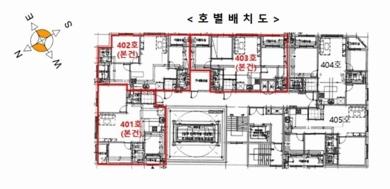 2022타경528840 인천광역시 미추홀구 제물량로24번길 33, 새빛타운 102동 4층 403호 오피스텔 경매 이미지