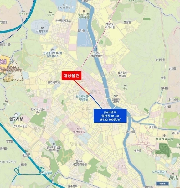 2025타경800 강원특별자치도 원주시 일산동 91-13 주택 경매 이미지