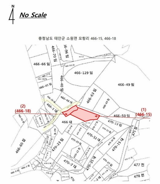 2025타경51382 충청남도 태안군 소원면 모항리 466-15 농지 경매 이미지