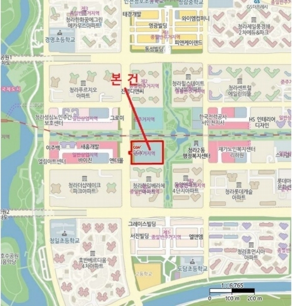 2023타경15273 인천광역시 서구 청라루비로 76, 청라스퀘어7 1층 163호 근린상가 경매 이미지