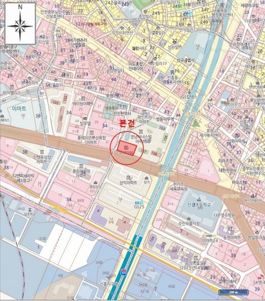 2024타경524842 인천광역시 중구 인중로 96, 신흥동누리타워 19층 1903호 아파트[공급41평형] 경매 이미지