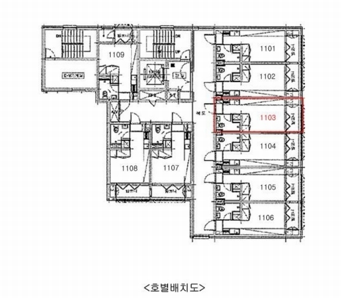 2024타경532249 인천광역시 미추홀구 주안서로 40, 주안네오빌주상복합 11층 아파트1103호 아파트[공급8평형] 경매 이미지
