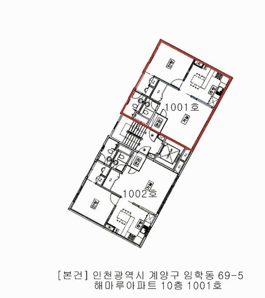 2024타경562011 인천광역시 계양구 임학동로 28인천광역시 계양구 임학○○○○, 해마루아파트 10층 1001호해마루아○○ 아파트[공급24평형] 경매 이미지