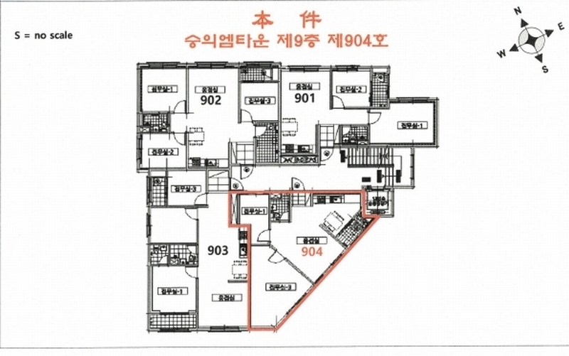 2024타경568712 인천광역시 미추홀구 장천로23번길 5, 숭의엠타운 9층 904호 오피스텔 경매 이미지