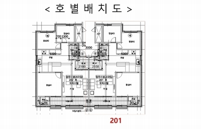 2024타경574434 인천광역시 계양구 계산천동로7번길 11, 계산에르메스 2층 201호 오피스텔[계약33평형] 경매 이미지