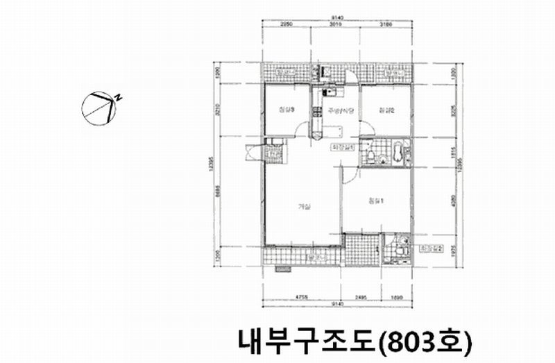 2025타경51523 서울특별시 은평구 백련산로 146, 응암푸르지오 101동 8층 803호 아파트[공급31평형] 경매 이미지