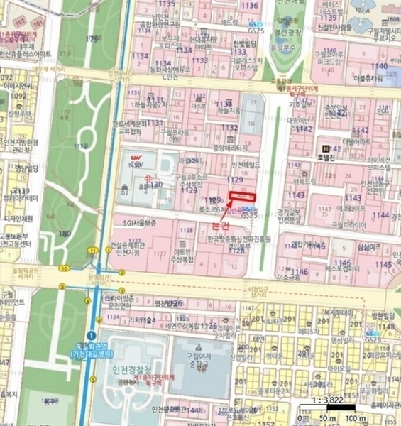 2024타경582701 인천광역시 남동구 미래로 13-1, 하비스트2 4층 403호 오피스텔[계약17평형] 경매 이미지