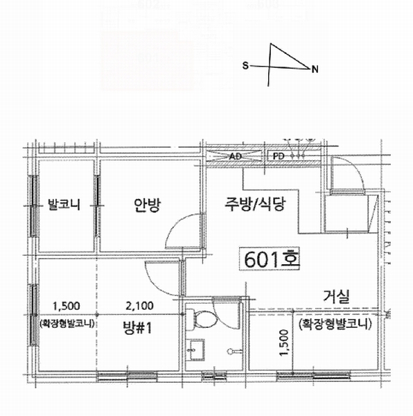 2025타경51550 서울특별시 은평구 역말로 60-3, 가람제이에스빌 6층 601호 다세대(빌라)[공급10평형] 경매 이미지