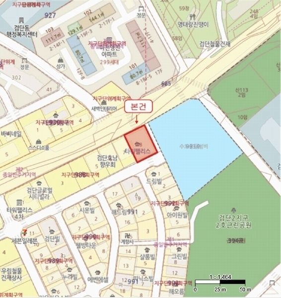 2025타경505497 인천광역시 서구 검단로 534, 타워팰리스 1동 3층 304호 다세대(빌라)[공급19평형] 경매 이미지