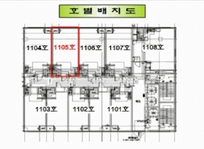 2025타경507439 인천광역시 부평구 장제로 153, 부흥빌딩 11층 1105호 오피스텔 경매 이미지