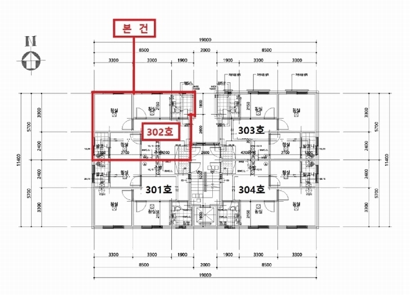 2025타경507574 인천광역시 서구 탁옥로73번길 35, 더라이프 3층 302호 다세대(빌라)[공급15평형] 경매 이미지