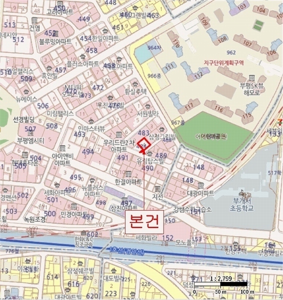 2025타경509818 인천광역시 부평구 충선로8번길 43-1, 스프링스빌 비동 3층 301호 다세대(빌라)[공급17평형] 경매 이미지