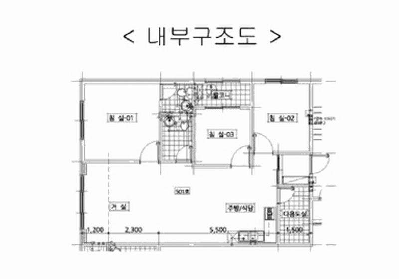 2025타경509835 인천광역시 미추홀구 석바위로110번길 8, 정가빌 5층 501호 다세대(빌라)[공급27평형] 경매 이미지