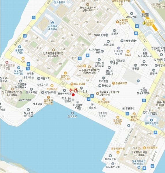2025타경51650 경기도 시흥시 월곶중앙로 59, 월곳프라자 3층 302호 근린상가 경매 이미지