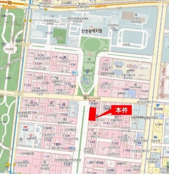 2025타경509967 인천광역시 남동구 미래로 30, 대명어반스테이 21층 2105호 오피스텔[계약12평형] 경매 이미지