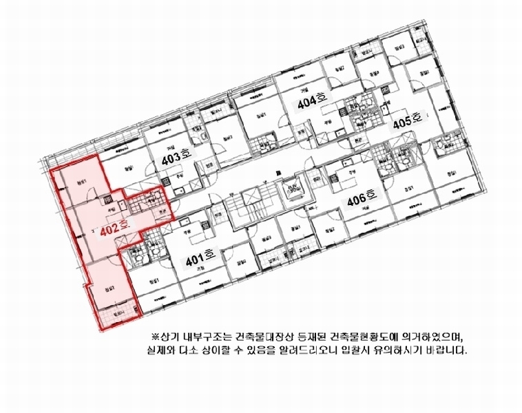 2025타경510261 인천광역시 서구 청마로 95, 건웅하이엔빌 3동 4층 402호 다세대(빌라)[공급16평형] 경매 이미지
