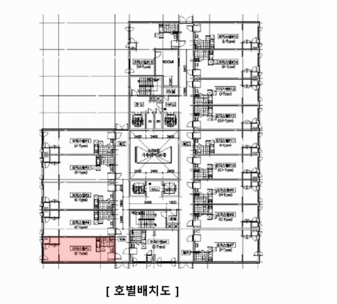 2025타경510338 인천광역시 부평구 대정로 83, 대준블루온 6층 605호 오피스텔[계약18평형] 경매 이미지