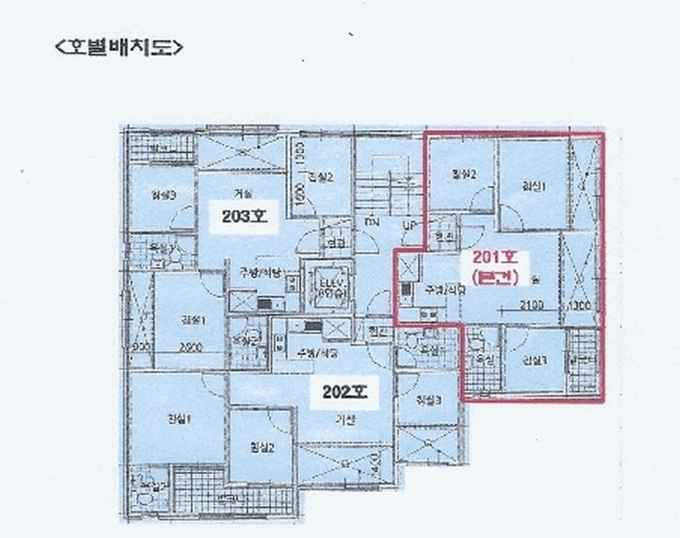 2025타경510371 인천광역시 서구 도요지로236번길 5, 더프라임 103동 2층 201호 다세대(빌라)[공급15평형] 경매 이미지