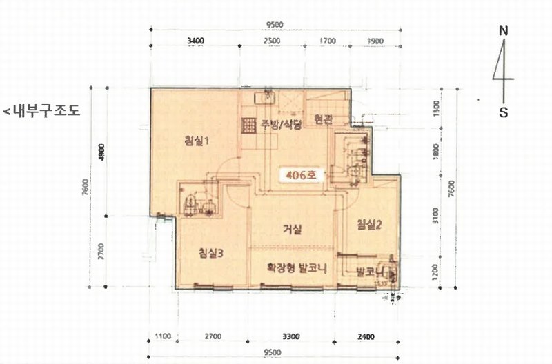 2025타경510799 인천광역시 서구 완정로 165-32, 월드홈타운 4층 406호 다세대(빌라) 경매 이미지