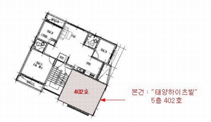 2025타경510959 인천광역시 미추홀구 독배로 427-66, 태양하이츠빌 5층 402호 아파트 경매 이미지