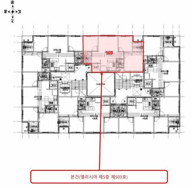 2025타경511637 인천광역시 서구 도요지로 184, 엘리시아 5층 503호 오피스텔 경매 이미지