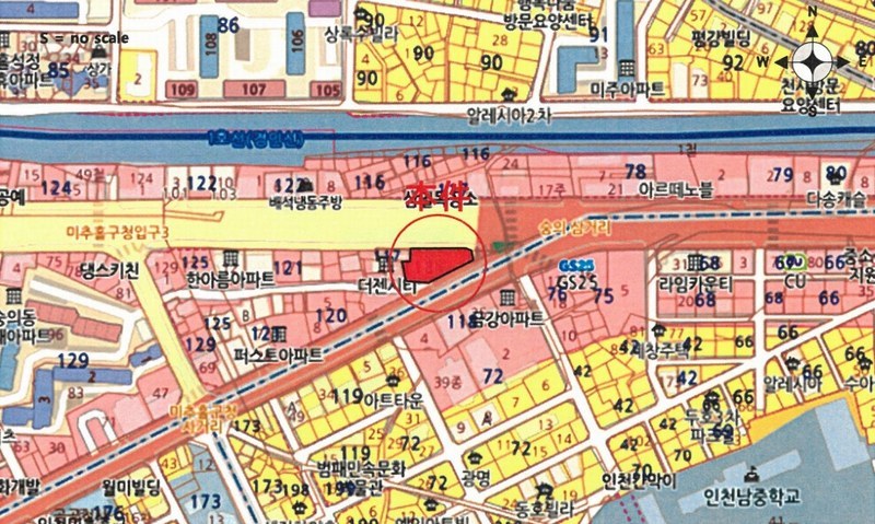 2025타경512433 인천광역시 미추홀구 참외전로 338, 탑클래시아 10층 1004호 오피스텔[계약24평형] 경매 이미지