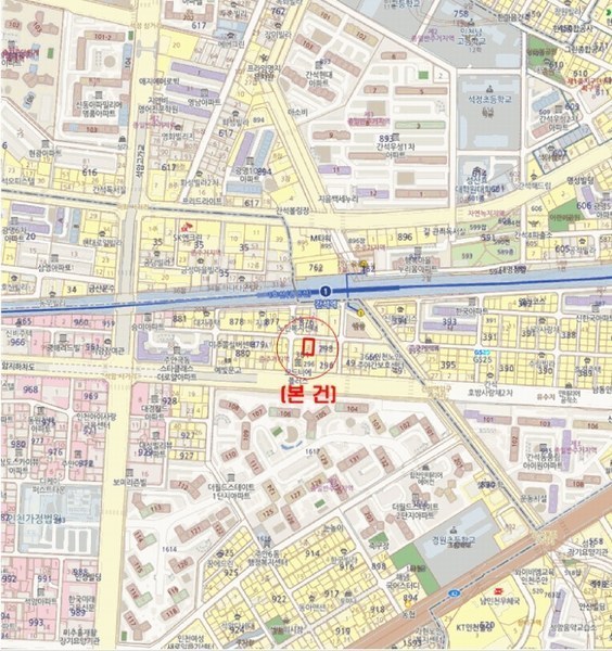 2025타경512657 인천광역시 미추홀구 주안로205번길 12-12, 제이앤케이하베스트 2층 203호 오피스텔[계약23평형] 경매 이미지