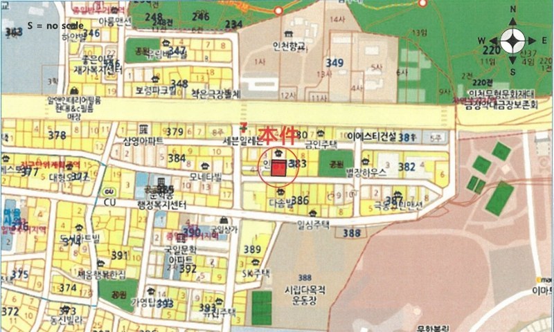 2025타경513136 인천광역시 남구 문학동 383-13 다세대(빌라) 경매 이미지