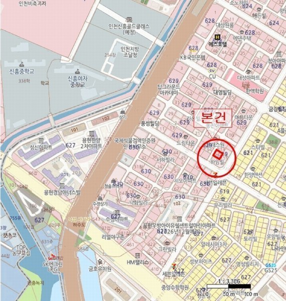 2025타경514043 인천광역시 미추홀구 토금남로17번길 6, 하임빌 6층 601호 오피스텔 경매 이미지