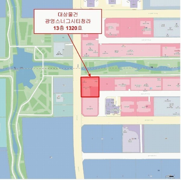 2025타경514088 인천광역시 서구 청라한내로 82, 광영스너그시티청라 13층 1320호 오피스텔[계약17평형] 경매 이미지