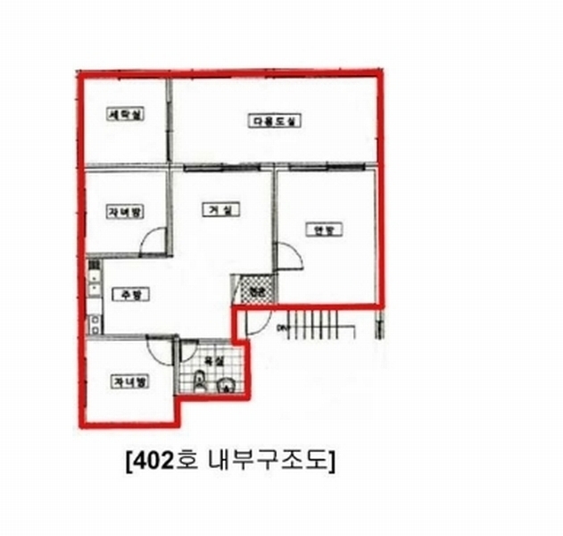 2024타경62560 서울특별시 은평구 연서로8길 17-7, 삼성하이빌 비동 4층 402호 다세대(빌라)[공급26평형] 경매 이미지